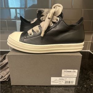 Rick owens jumbo lace low top